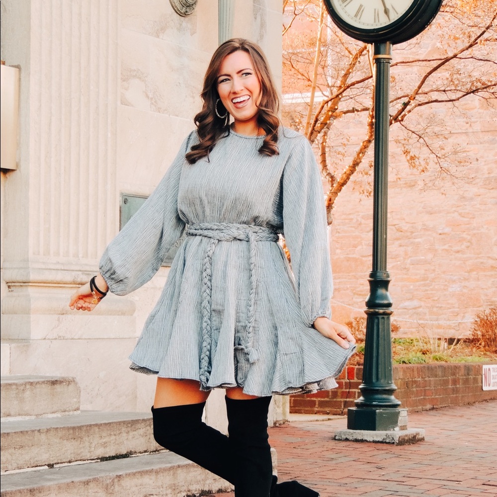 Silver Holiday Dress